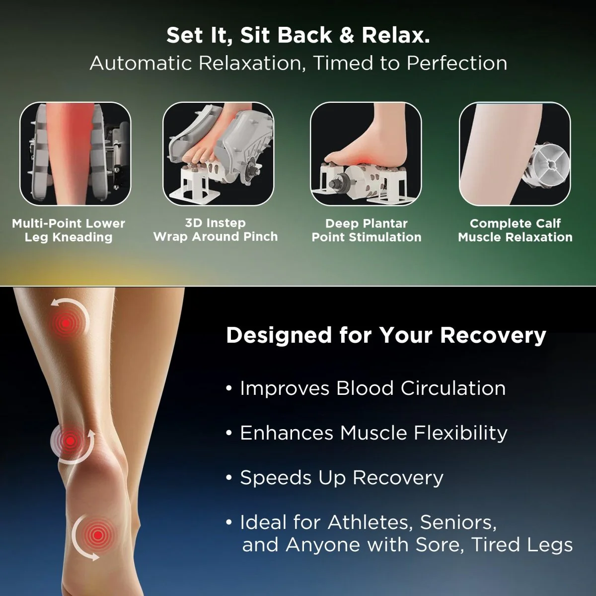 Dr Physio USA Grandmaster Foot & Calf Massager 1053 - Image 4