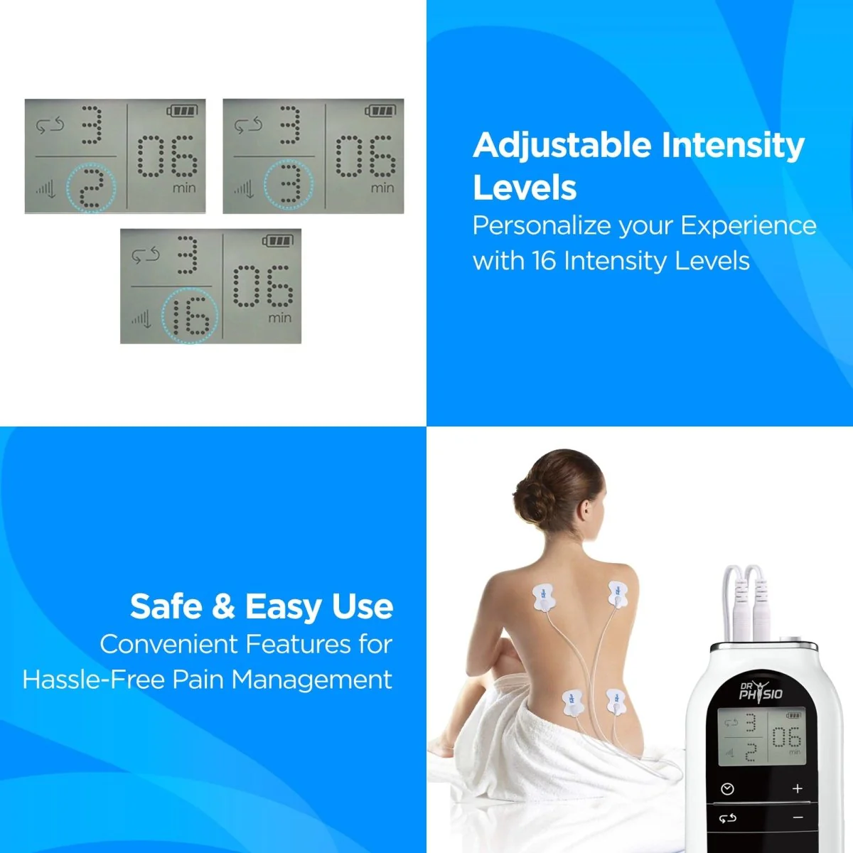 Dr Physio USA TENS Physiotherapy Massager Equipment 1015 - Image 3