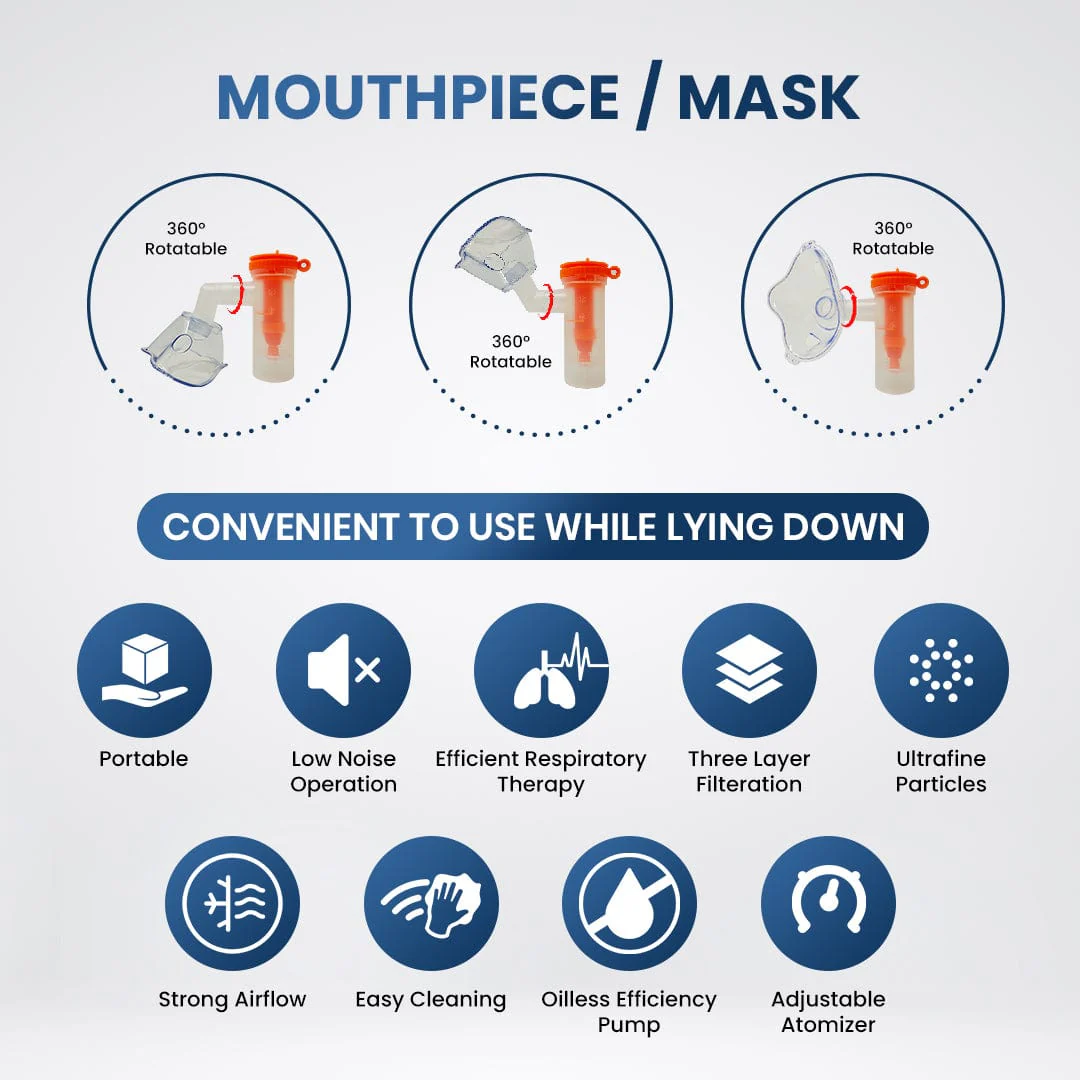 Dr Trust USA Compressor Nebulizer with Flow Adjuster 407 - Image 3