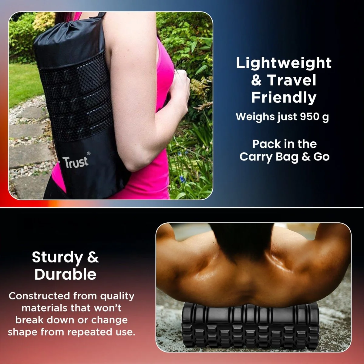 Dr Trust USA Fitness - Grid Foam Roller 312 - Image 4