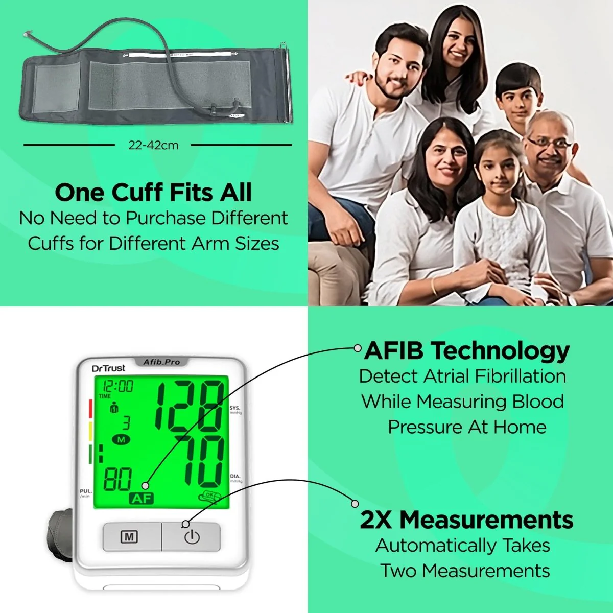 Dr Trust USA Afib Pro - Atrial Fibrillation Digital BP Monitor 102 - Image 3