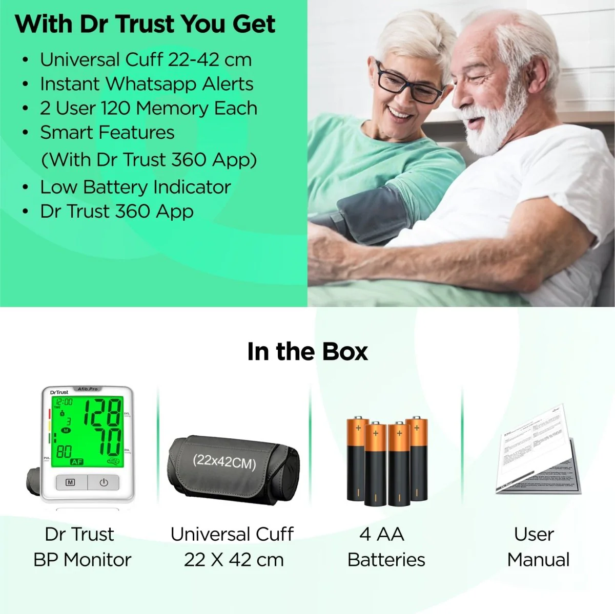 Dr Trust USA Afib Pro - Atrial Fibrillation Digital BP Monitor 102 - Image 6