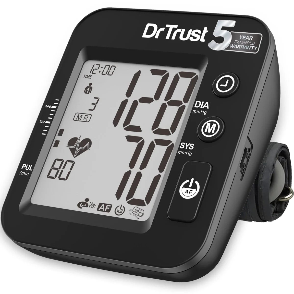 Dr Trust USA IntelliTrack BP Monitor 131 (Black)