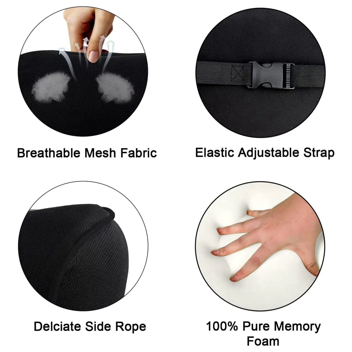 Dr Trust USA Orthopedic Neck Rest Car Seat Cushion 353 (Small) - Image 5