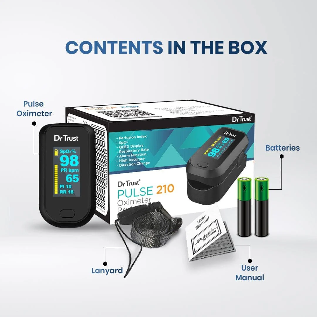 Dr Trust USA Finger Tip Pulse Oximeter Professional 210 - Image 7