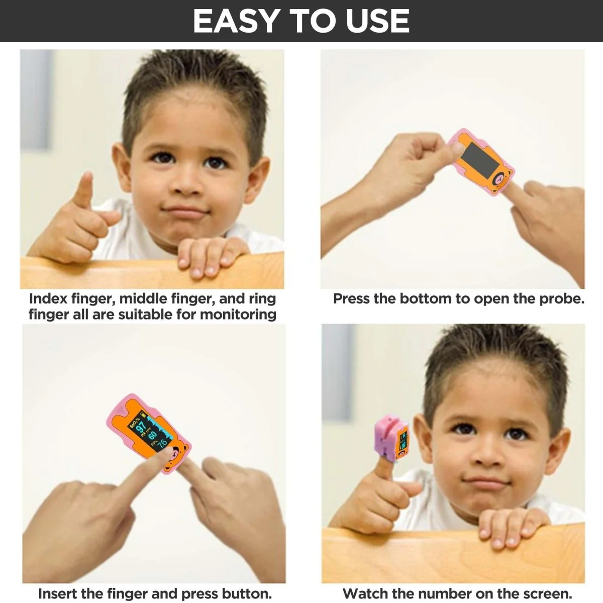 Dr Trust USA Pediatric Pulse Oximeter for Children 216 - Image 4