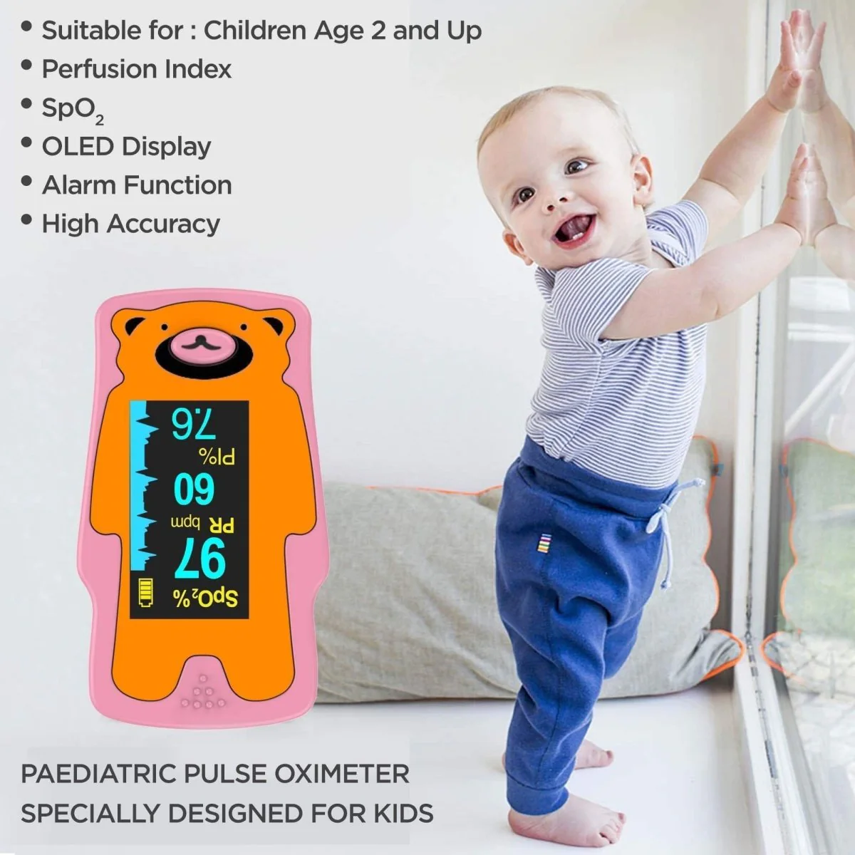 Dr Trust USA Pediatric Pulse Oximeter for Children 216 - Image 5