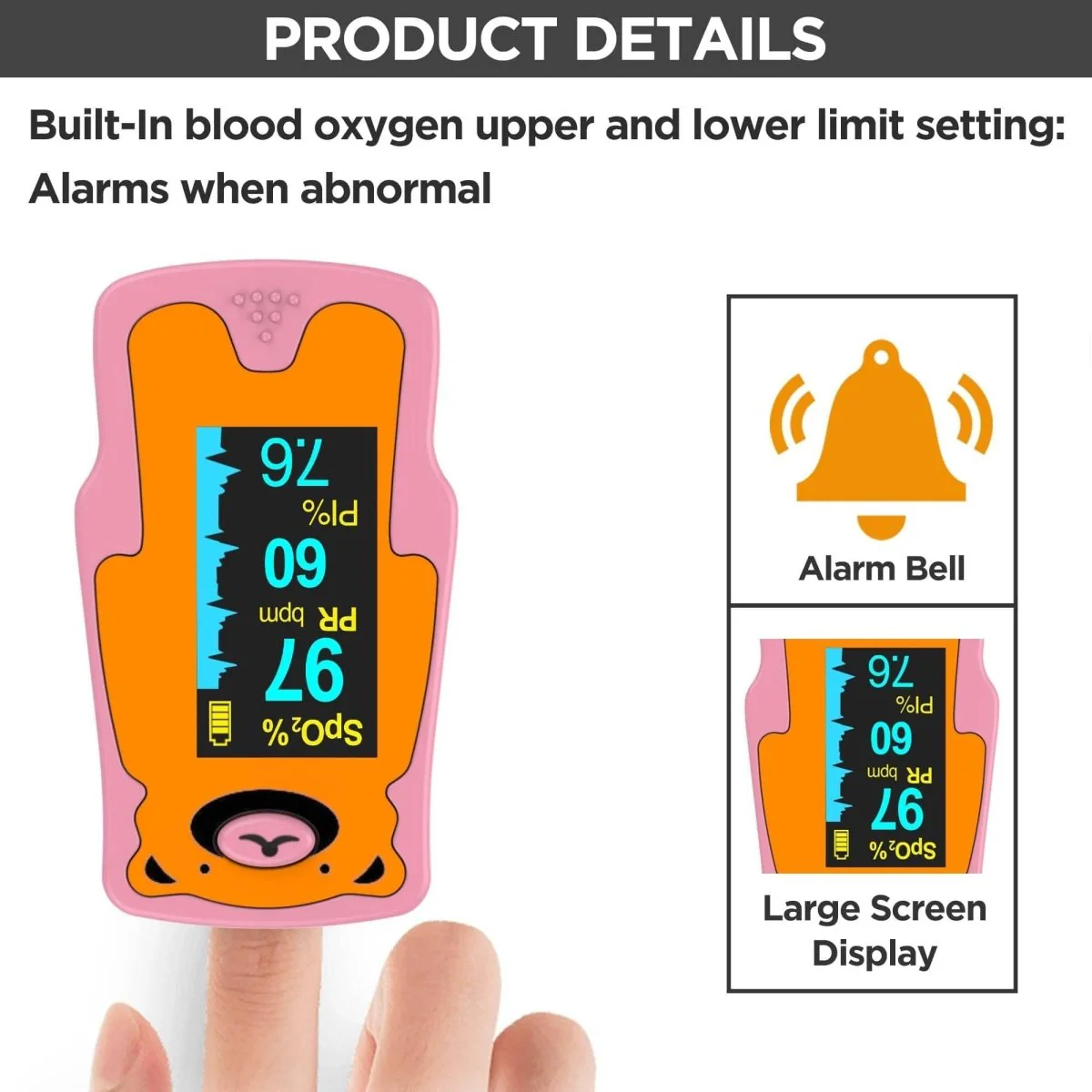 Dr Trust USA Pediatric Pulse Oximeter for Children 216 - Image 6