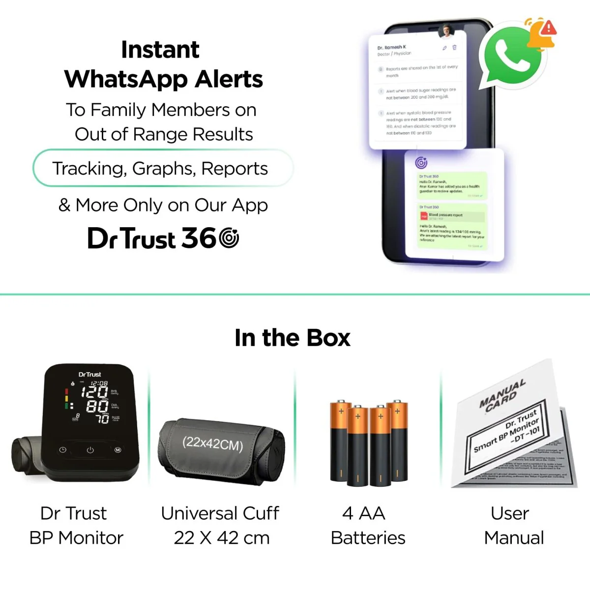 Dr Trust USA Smart Talking Digital BP Machine 101 - Image 5