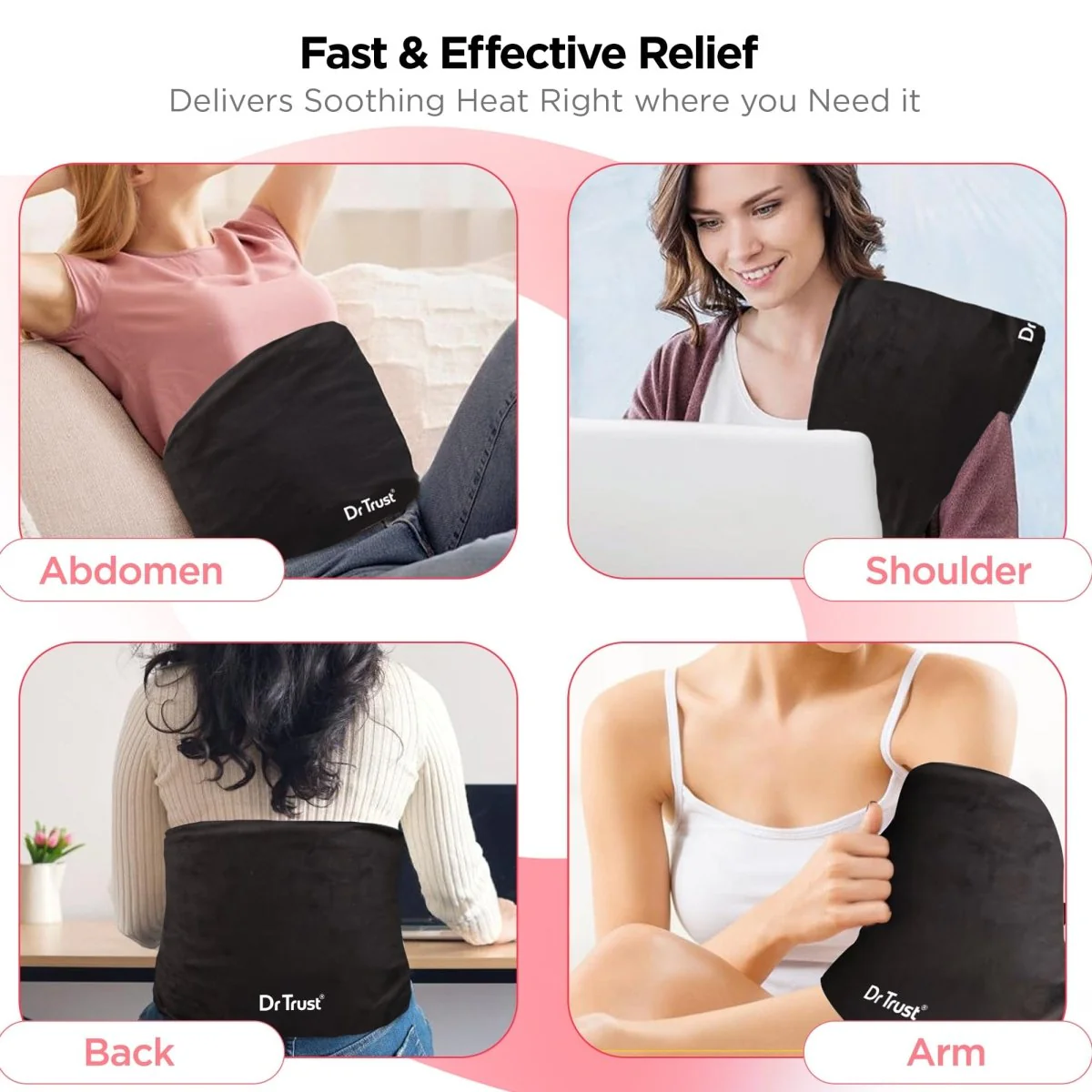 Dr Trust USA VelvetTherm Orthopedic Electric Heating Pad 388 - Image 4