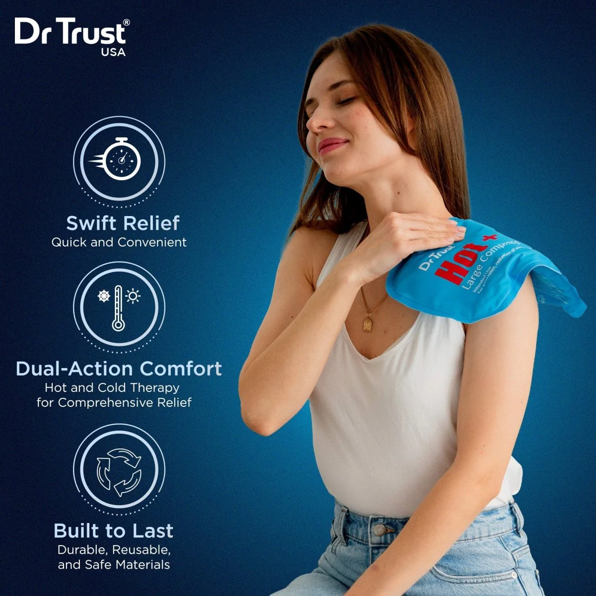 Dr Trust USA Hot and Cold Gel Pack (Large) 327 - Image 5
